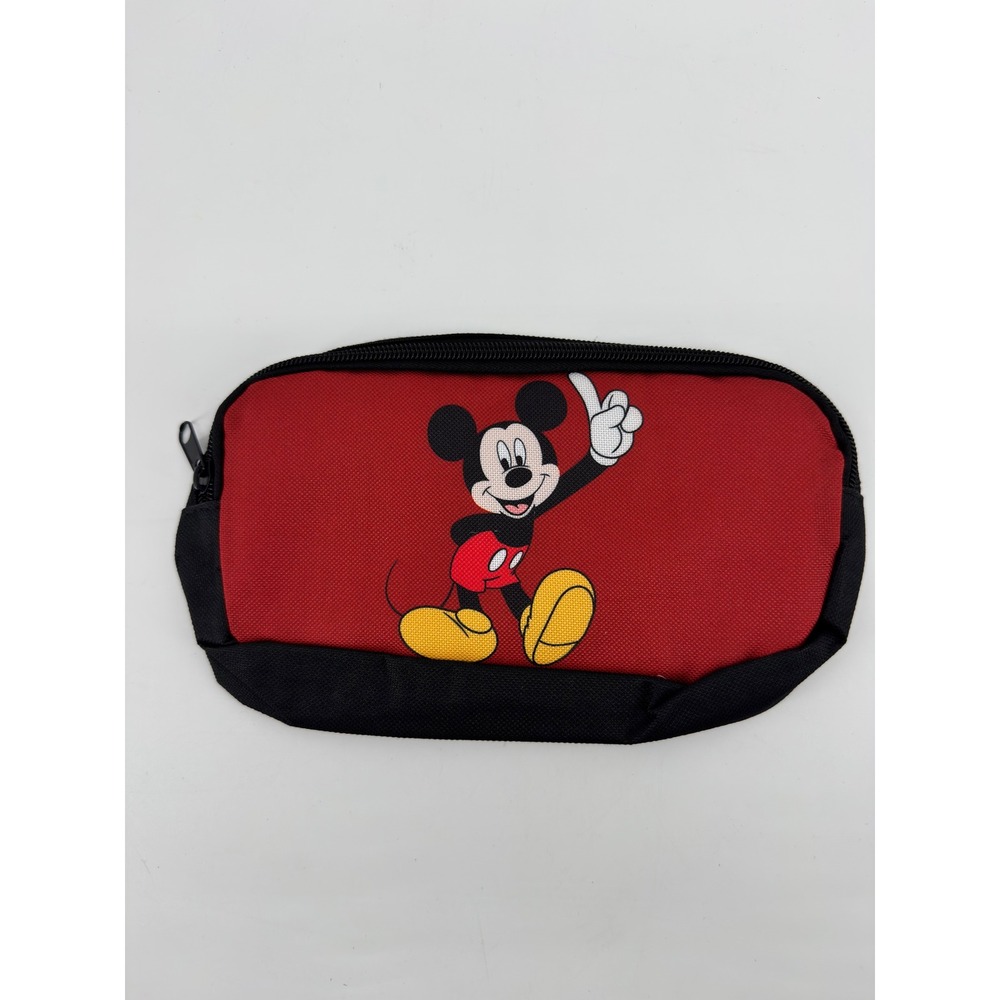 Disney Mickey and Minnie Mouse Zippered Pencil case Set of 3